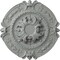Ekena Millwork Southampton Ceiling Medallion (Fits Canopies up to 2 3/4"), 16 3/8"OD x 1 3/4"P, Primed White CM17SO - alternate 1
